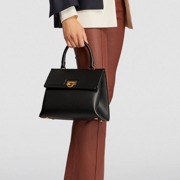 Salvatore Ferragamo Trifolio black small tote - Picture 3 of 15